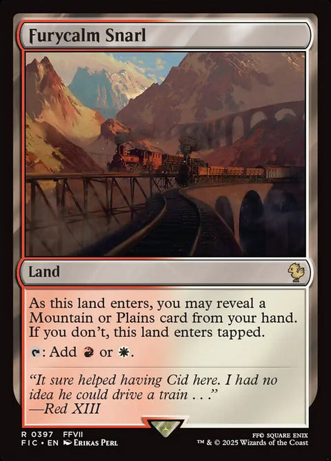Furycalm Snarl, Final Fantasy Commander 397, Magic: The Gathering card