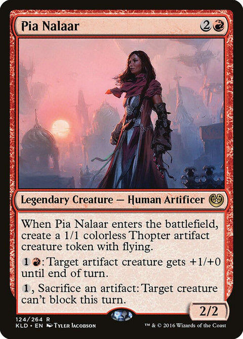 Pia Nalaar, Kaladesh 124, Magic: The Gathering card