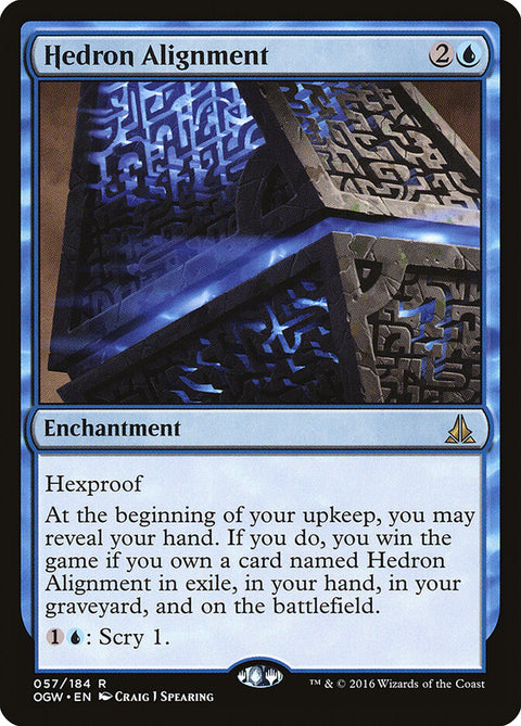 Hedron Alignment, Oath of the Gatewatch 57, Magic: The Gathering card