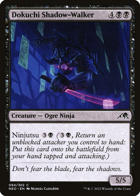 Dokuchi Shadow-Walker, Kamigawa: Neon Dynasty 94, Magic: The Gathering card