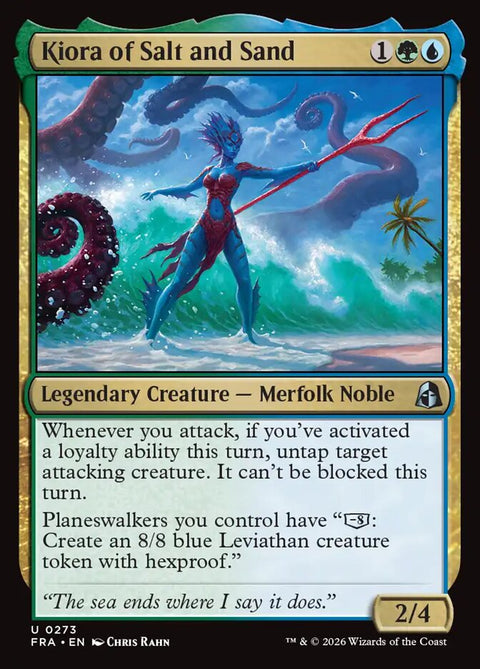 Kiora of Salt and Sand, Reality Fracture 273, Magic: The Gathering card