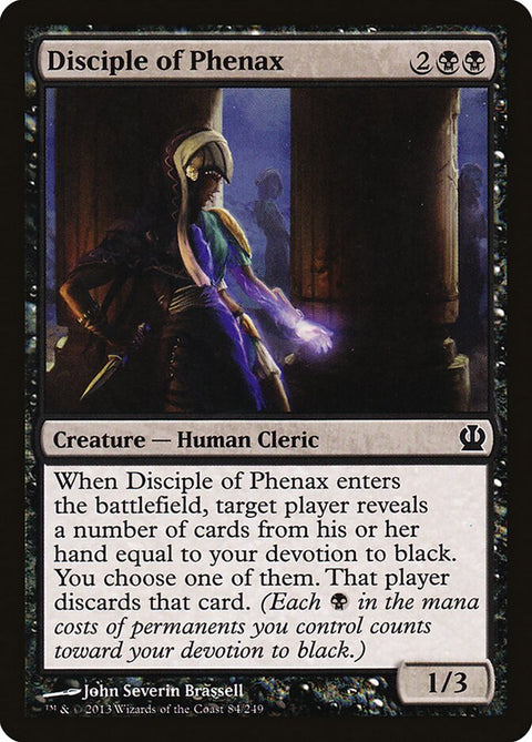Disciple of Phenax, Theros 84, Magic: The Gathering card