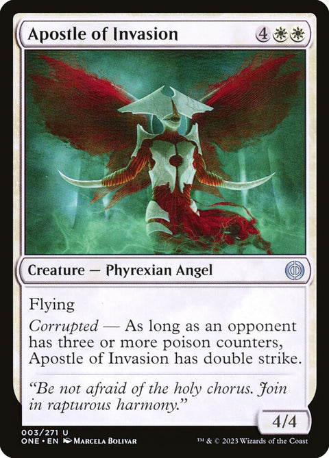 Apostle of Invasion, Phyrexia: All Will Be One 3, Magic: The Gathering card