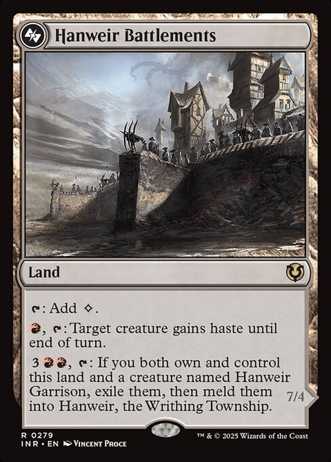 Hanweir Battlements - Lightly Played Foil