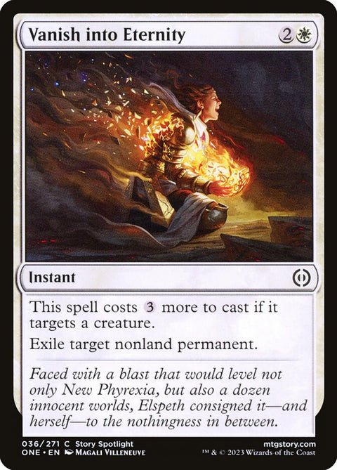 Vanish into Eternity, Phyrexia: All Will Be One 36, Magic: The Gathering card