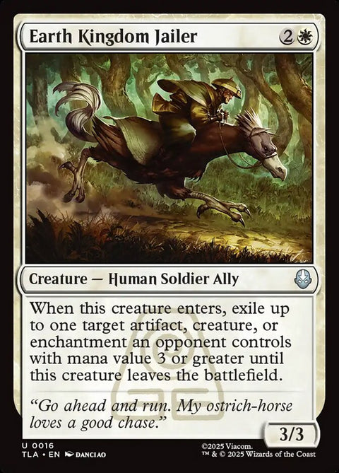 Earth Kingdom Jailer, Avatar: The Last Airbender 16, Magic: The Gathering card