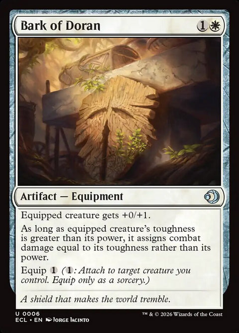 Bark of Doran, Lorwyn Eclipsed 6, Magic: The Gathering card