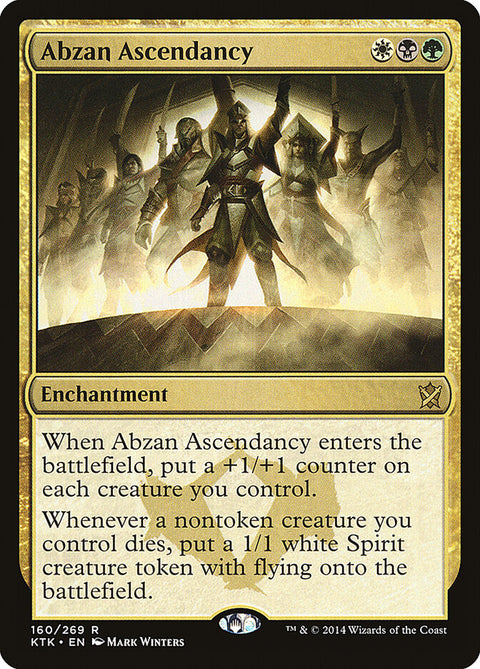 Abzan Ascendancy, Khans of Tarkir 160, Magic: The Gathering card