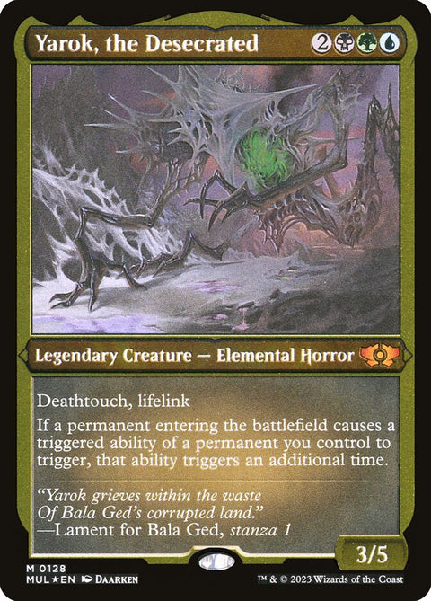 Yarok, the Desecrated, Multiverse Legends 128, Magic: The Gathering card
