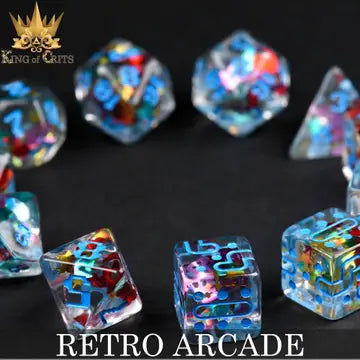Retro Arcade - 11 Dice Set