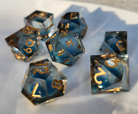 Elderdungeon Exclusive Dice Set: Lazuline