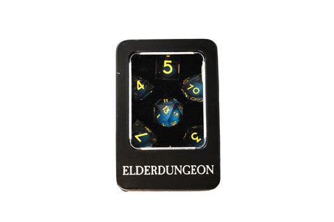 Elderdungeon Exclusive Dice Set: Lazuline