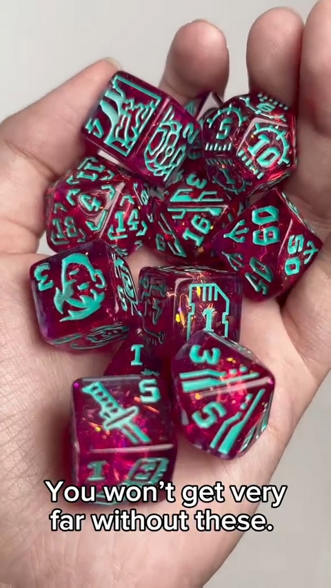 Cyberpunk - 11 Dice Set