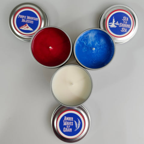 Fireball of Freedom: 3 Candles Bundle | America the Beautiful