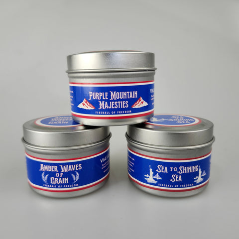 Fireball of Freedom: 3 Candles Bundle | America the Beautiful