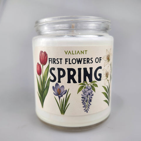 First Flowers of Spring Candle
