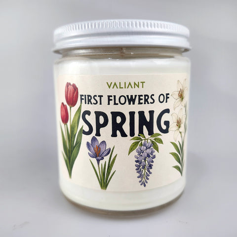 First Flowers of Spring Candle