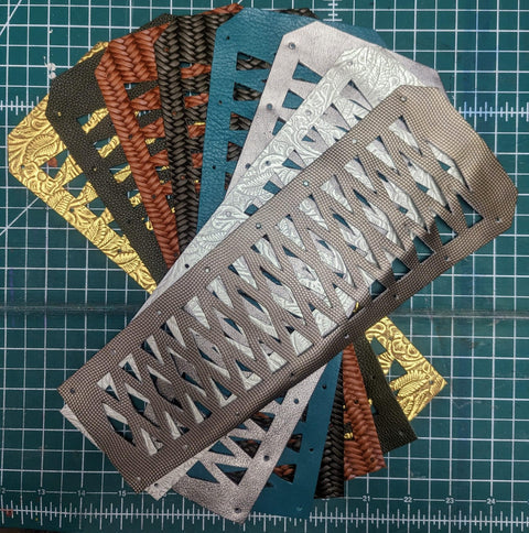Leather Snap Hair Wrap