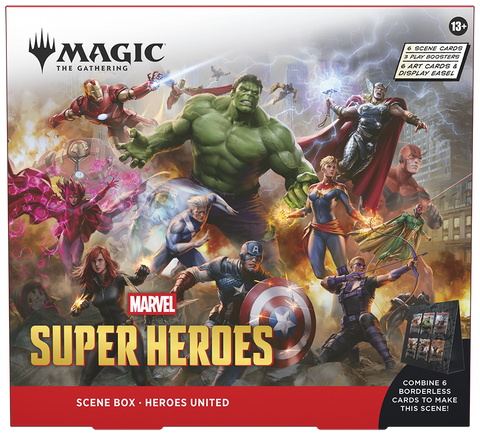 MTG Marvel Super Heroes Scene Box Display