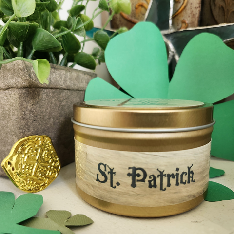 St. Patrick Medieval Candle