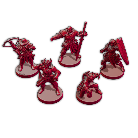 Unbound Heroes 5-Pack Miniatures