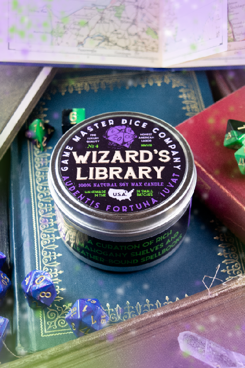 Wizard's Library Gaming Candle