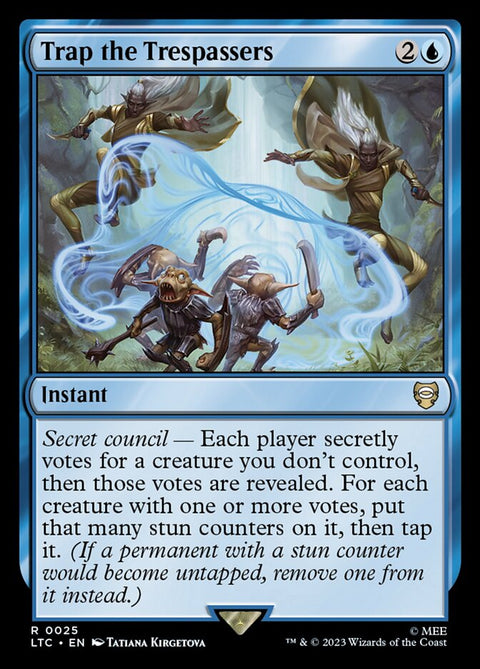 Trap the Trespassers, Tales of Middle-earth Commander 25, Magic: The Gathering card