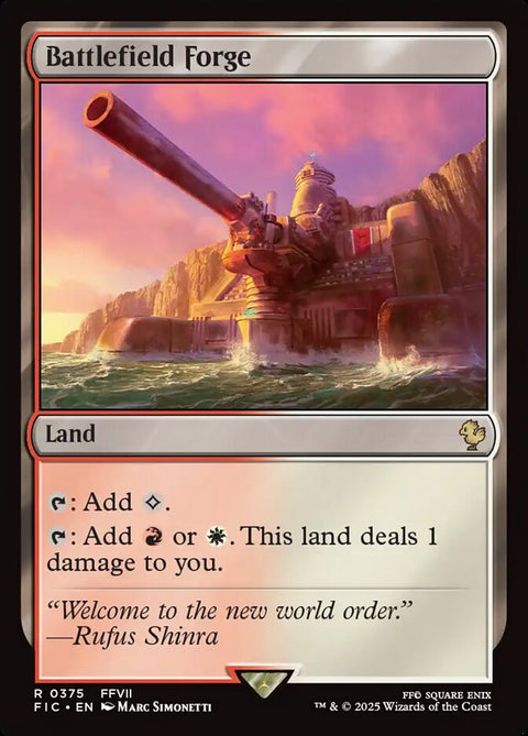 Battlefield Forge, Final Fantasy Commander 375, Magic: The Gathering card
