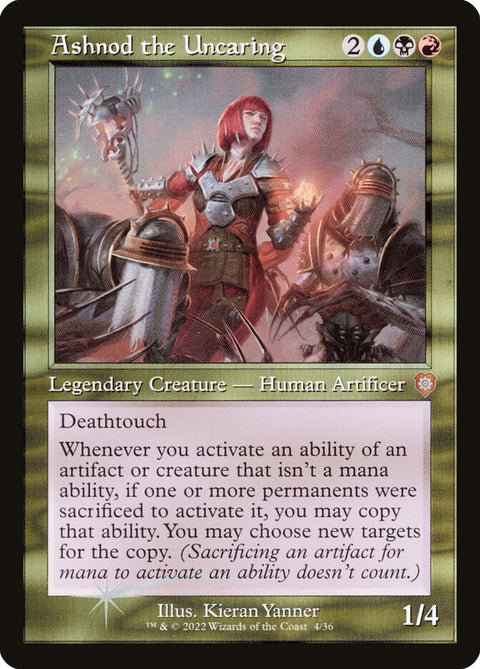 Ashnod the Uncaring, The Brothers' War Commander 4, Magic: The Gathering card
