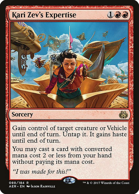 Kari Zev's Expertise - Lightly Played Foil