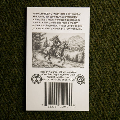 Animal Handling Skill Patch