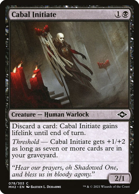Cabal Initiate, Modern Horizons 2 78, Magic: The Gathering card