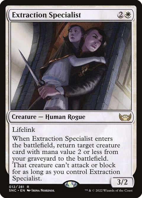 Extraction Specialist, Streets of New Capenna 12, Magic: The Gathering card