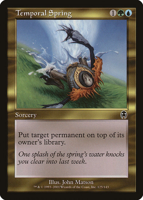 Temporal Spring - Lightly Played Foil