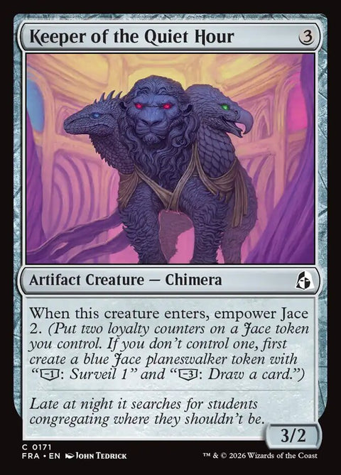Keeper of the Quiet Hour, Reality Fracture 171, Magic: The Gathering card