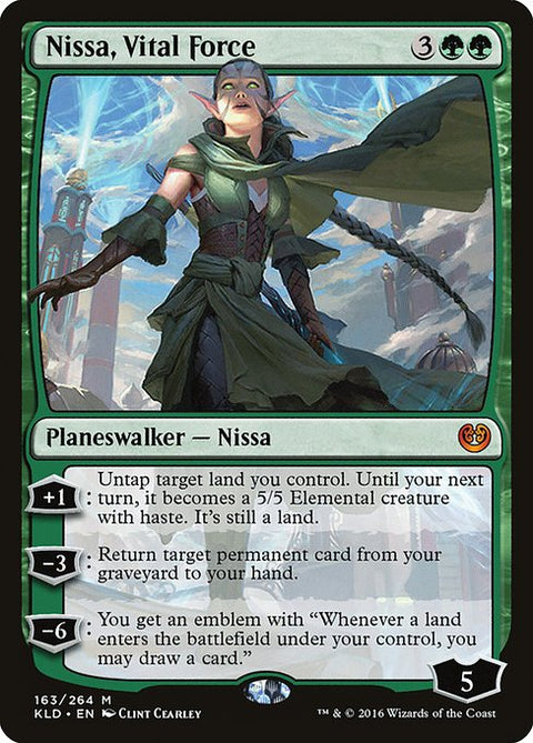 Nissa, Vital Force - Lightly Played