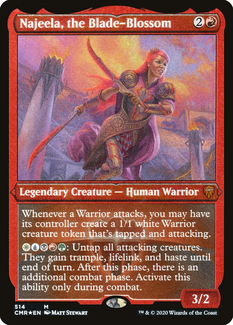 Najeela, the Blade-Blossom, Commander Legends 514, Magic: The Gathering card