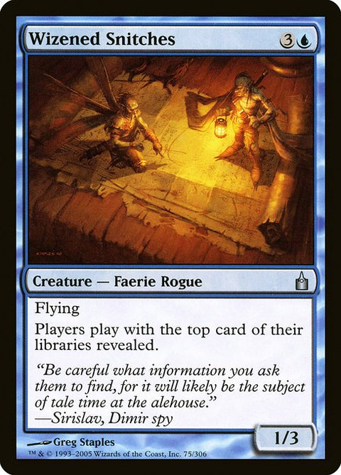 Wizened Snitches - Lightly Played Foil