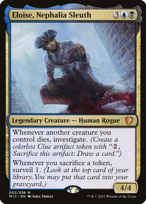 Eloise, Nephalia Sleuth, Midnight Hunt Commander 3, Magic: The Gathering card