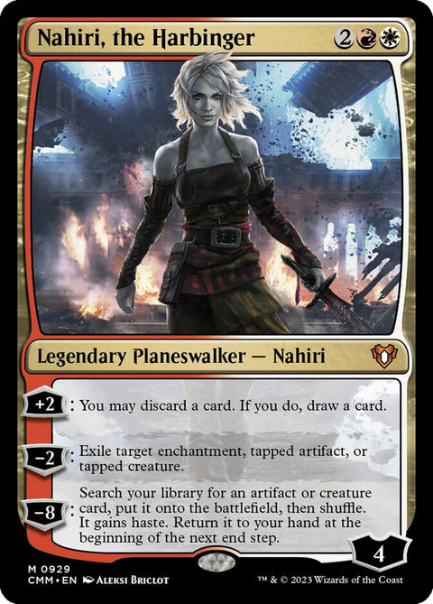Nahiri, the Harbinger, Commander Masters 929, Magic: The Gathering card