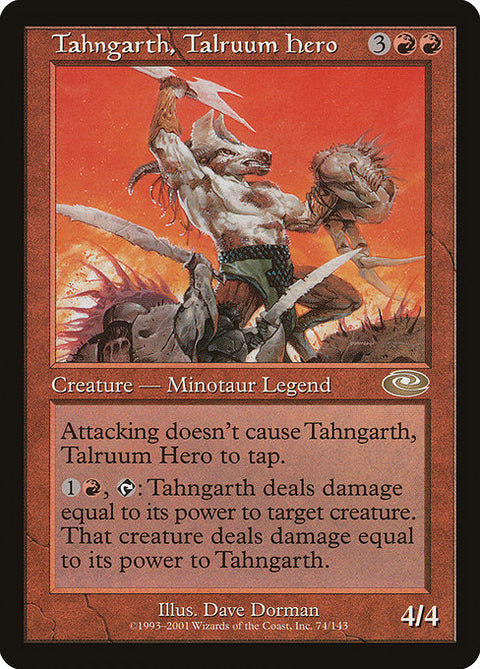 Tahngarth, Talruum Hero - Near Mint Foil
