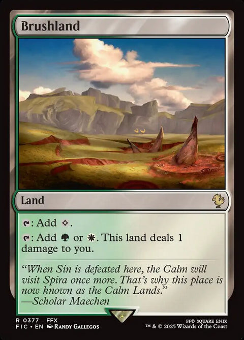 Brushland, Final Fantasy Commander 377, Magic: The Gathering card