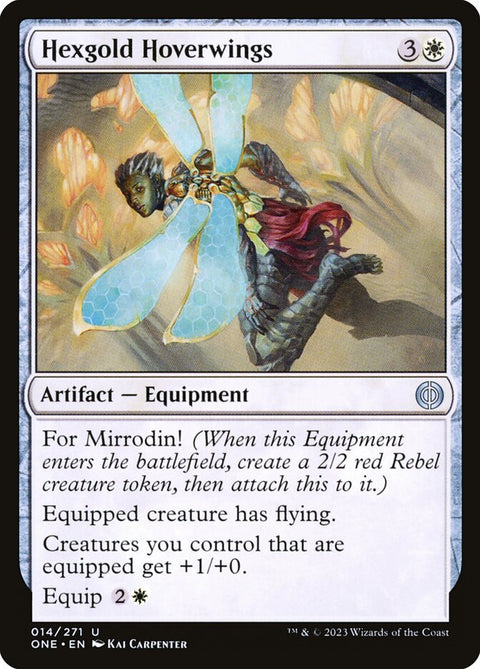 Hexgold Hoverwings, Phyrexia: All Will Be One 14, Magic: The Gathering card