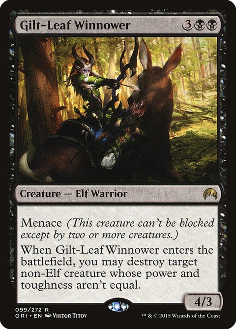 Gilt-Leaf Winnower, Magic Origins 99, Magic: The Gathering card