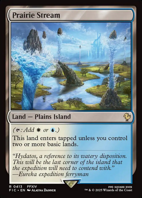 Prairie Stream, Final Fantasy Commander 413, Magic: The Gathering card