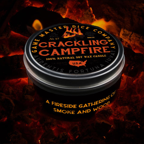 Crackling Campfire Gaming Candle