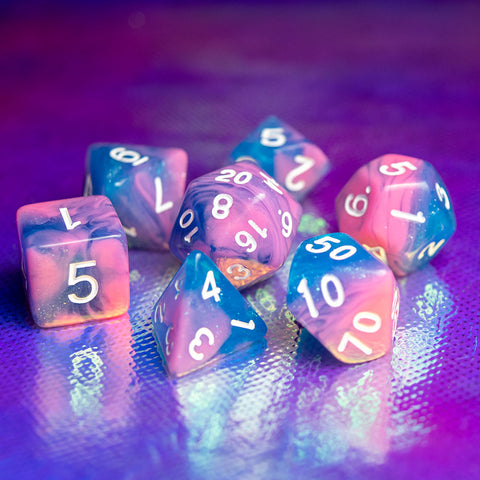 Cyber Laser Overdrive RPG Dice Set