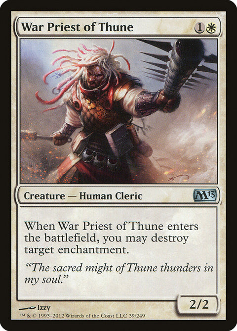 War Priest of Thune, Magic 2013 39, Magic: The Gathering card