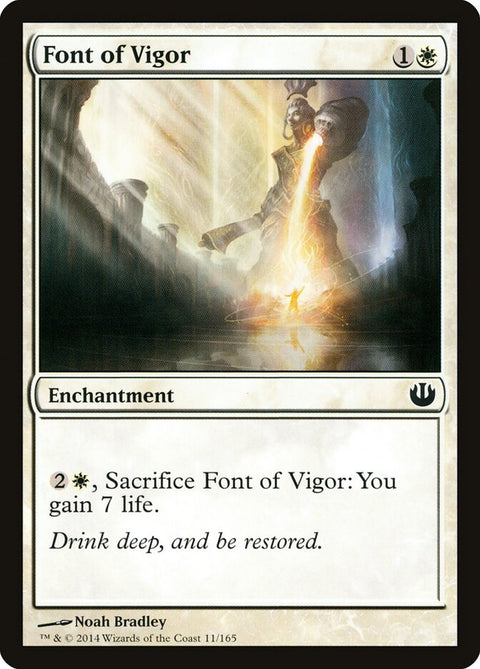 Font of Vigor, Journey into Nyx 11, Magic: The Gathering card