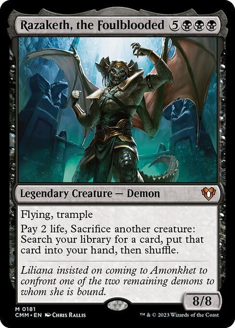 Razaketh, the Foulblooded - Lightly Played